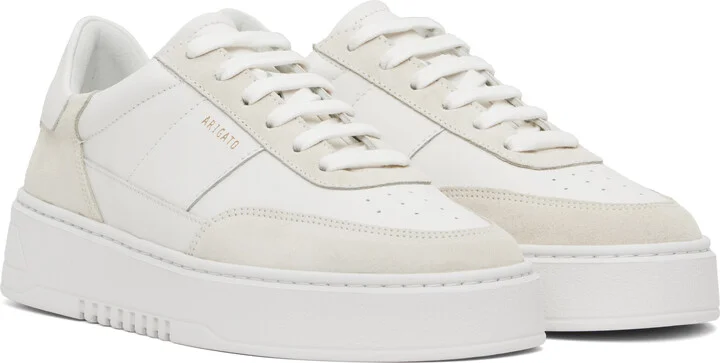 Axel Arigato White & Beige Orbit Vintage Sneakers - Image 4