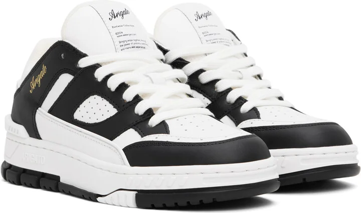 Axel Arigato White & Black Area Lo Sneakers - Image 4