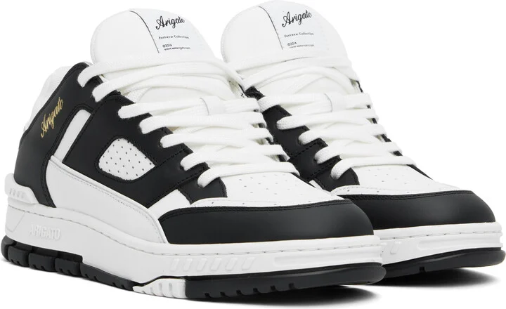 Axel Arigato White & Black Area Lo Sneakers - Image 4