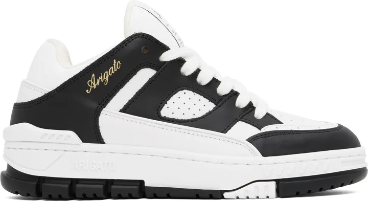 Axel Arigato White & Black Area Lo Sneakers