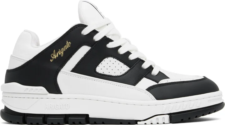 Axel Arigato White & Black Area Lo Sneakers
