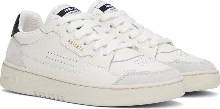 Axel Arigato White & Black Dice Lo Sneakers - Image 4