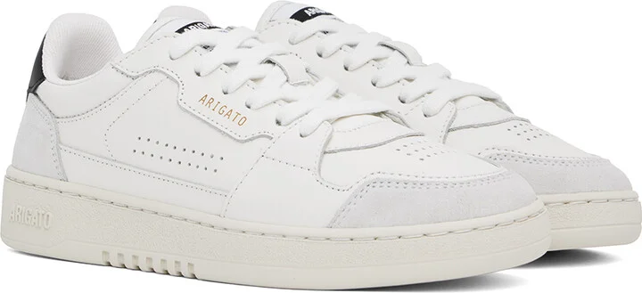 Axel Arigato White & Black Dice Lo Sneakers - Image 4