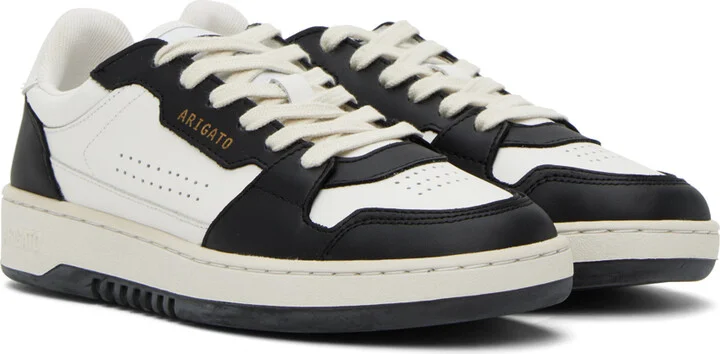 Axel Arigato White & Black Dice Lo Sneakers - Image 4