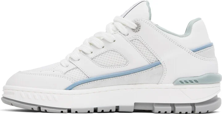 Axel Arigato White & Blue Area Lo Sneakers - Image 3