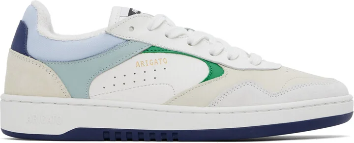 Axel Arigato White & Blue Arlo Sneakers