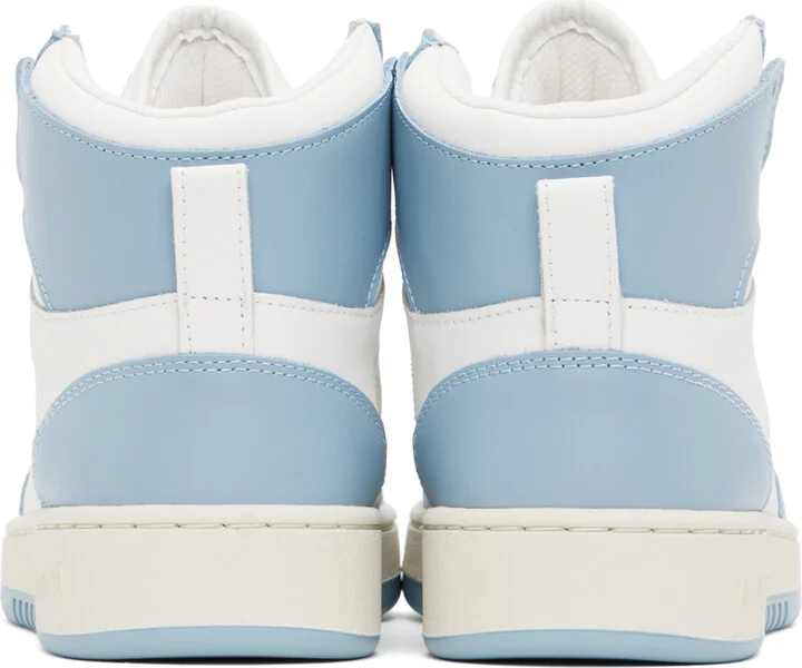 Axel Arigato White & Blue Dice Hi Sneakers - Image 2