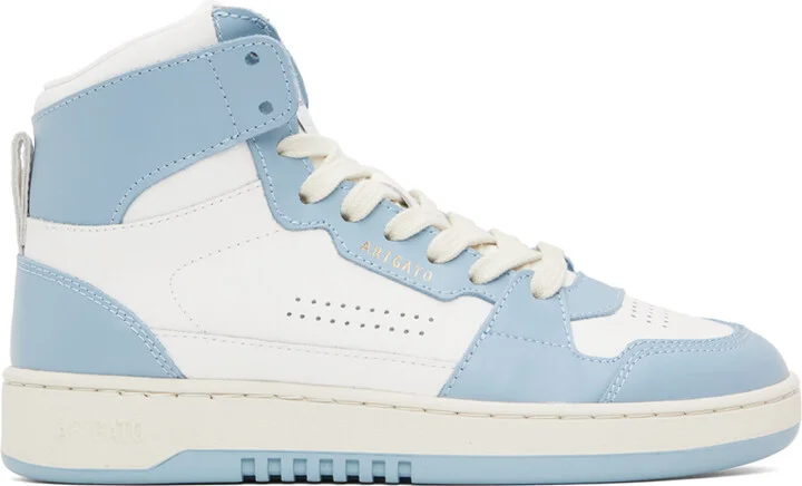 Axel Arigato White & Blue Dice Hi Sneakers
