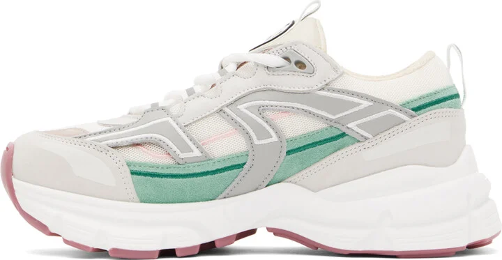 Axel Arigato White & Blue Marathon R-Trail Sneakers - Image 3