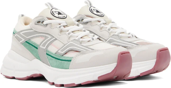 Axel Arigato White & Blue Marathon R-Trail Sneakers - Image 4