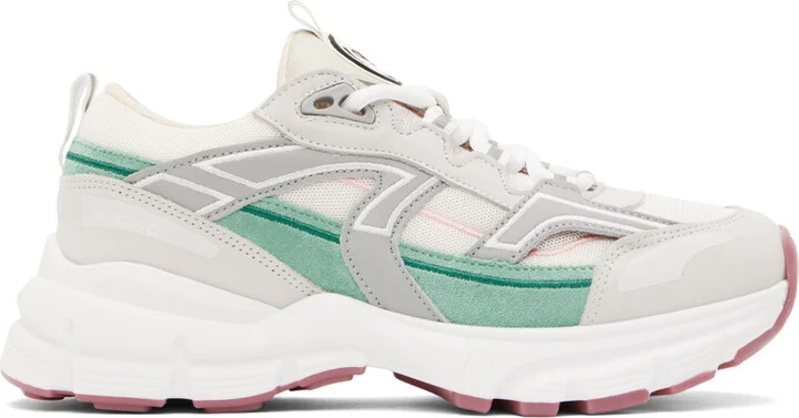 Axel Arigato White & Blue Marathon R-Trail Sneakers
