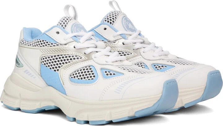 Axel Arigato White & Blue Marathon Sneakers - Image 4