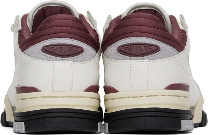 Axel Arigato White & Burgundy Onyx Sneakers - Image 2