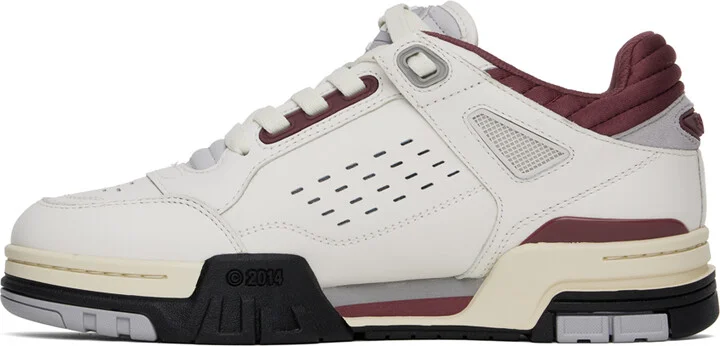 Axel Arigato White & Burgundy Onyx Sneakers - Image 3