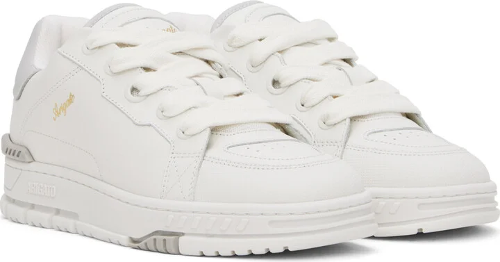 Axel Arigato White & Gray Area Haze Sneakers - Image 4