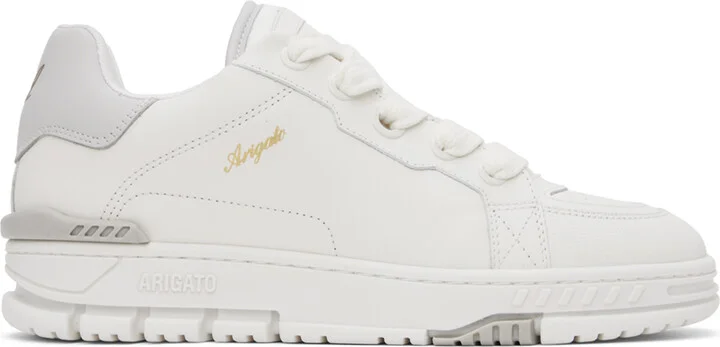 Axel Arigato White & Gray Area Haze Sneakers