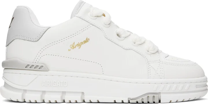 Axel Arigato White & Gray Area Haze Sneakers