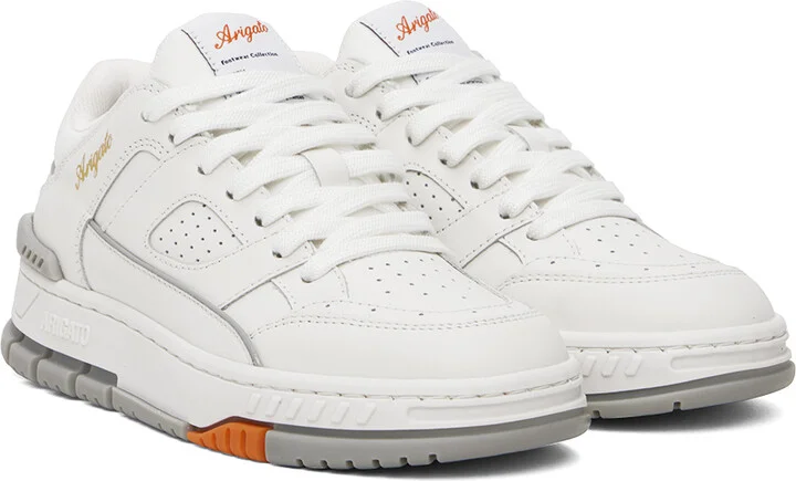 Axel Arigato White & Gray Area Sneakers - Image 4
