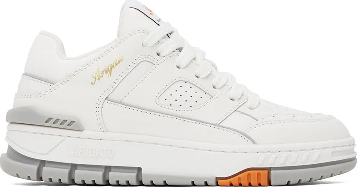 Axel Arigato White & Gray Area Sneakers