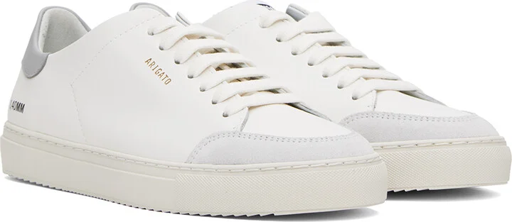 Axel Arigato White & Gray Clean 90 Triple Sneakers - Image 4