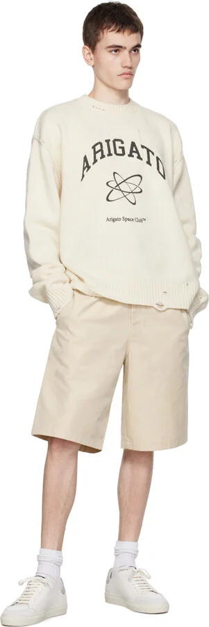 Axel Arigato White & Gray Clean 90 Triple Sneakers - Image 5