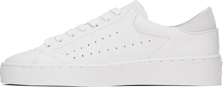 Axel Arigato White & Gray Court Sneakers - Image 3