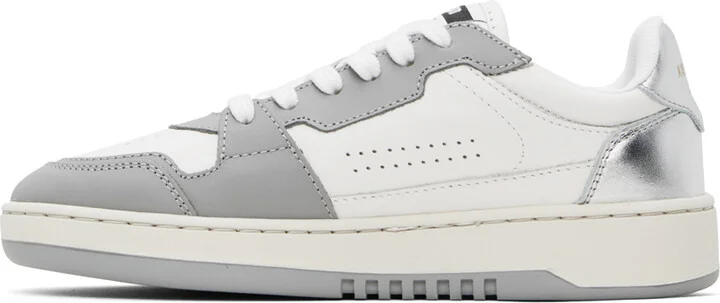 Axel Arigato White & Gray Dice Lo Sneakers - Image 3