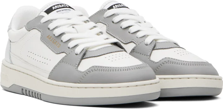 Axel Arigato White & Gray Dice Lo Sneakers - Image 4