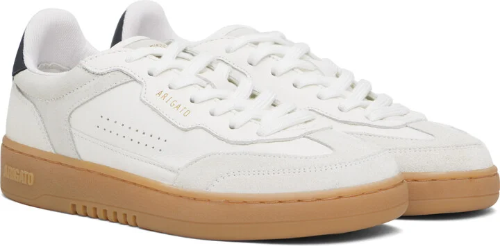Axel Arigato White & Gray Dice T-Toe Sneakers - Image 4