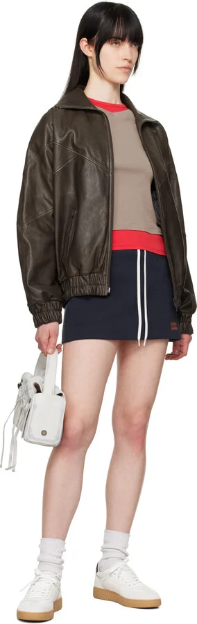 Axel Arigato White & Gray Dice T-Toe Sneakers - Image 5