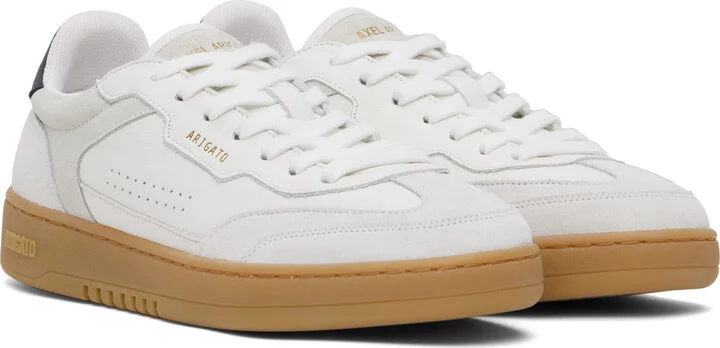 Axel Arigato White & Gray Dice T-Toe Sneakers - Image 4