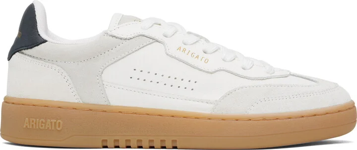 Axel Arigato White & Gray Dice T-Toe Sneakers