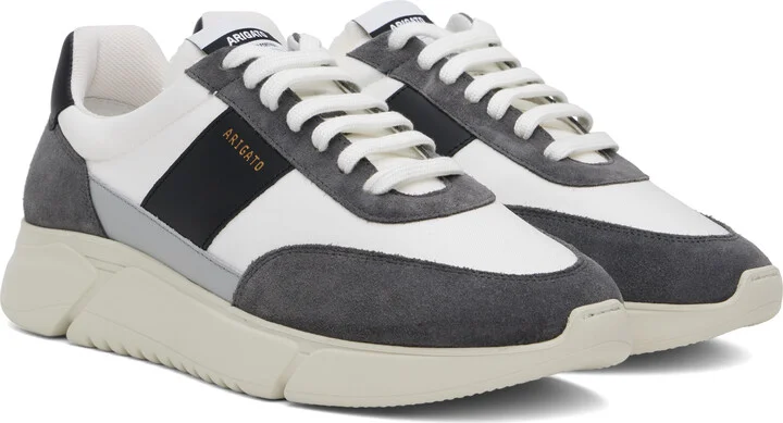 Axel Arigato White & Gray Genesis Vintage Runner Sneakers - Image 4