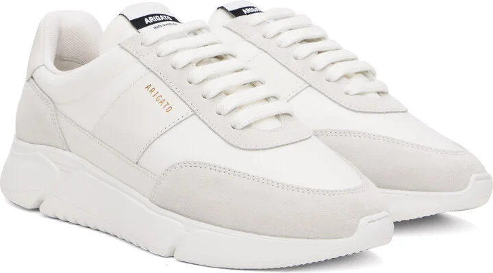 Axel Arigato White & Gray Genesis Vintage Runner Sneakers - Image 4
