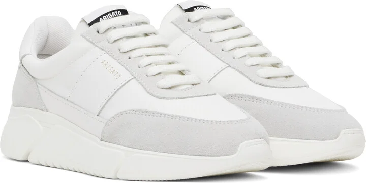 Axel Arigato White & Gray Genesis Vintage Runner Sneakers - Image 4
