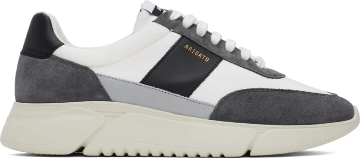 Axel Arigato White & Gray Genesis Vintage Runner Sneakers