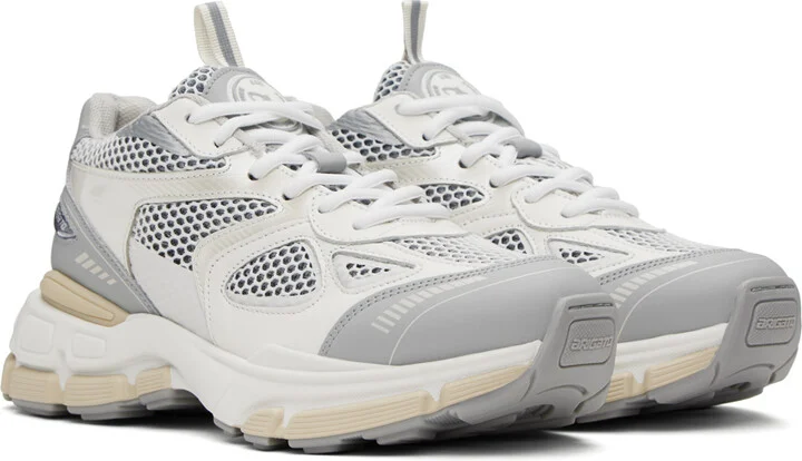 Axel Arigato White & Gray Marathon Neo Sneakers - Image 4