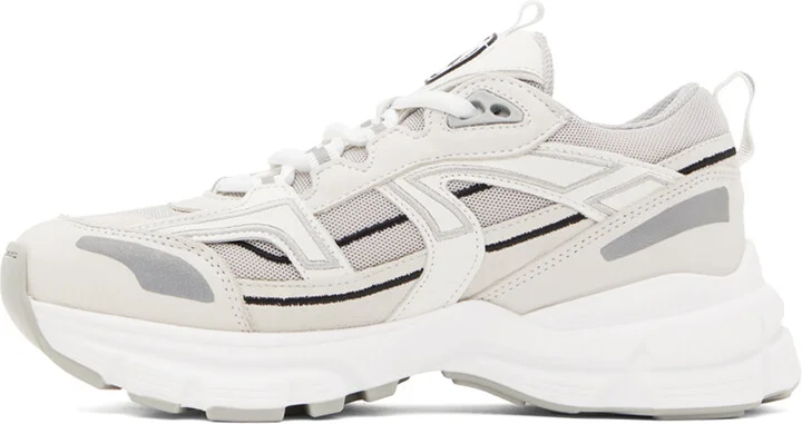 Axel Arigato White & Gray Marathon R-Trail Sneakers - Image 3