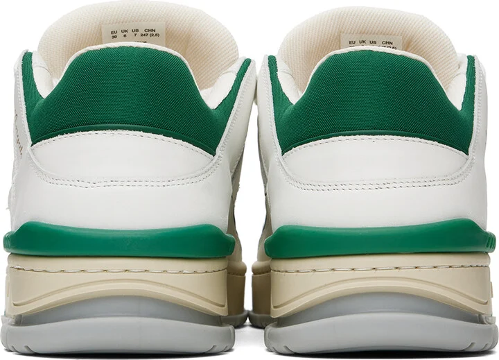 Axel Arigato White & Green Area Lo Sneakers - Image 2