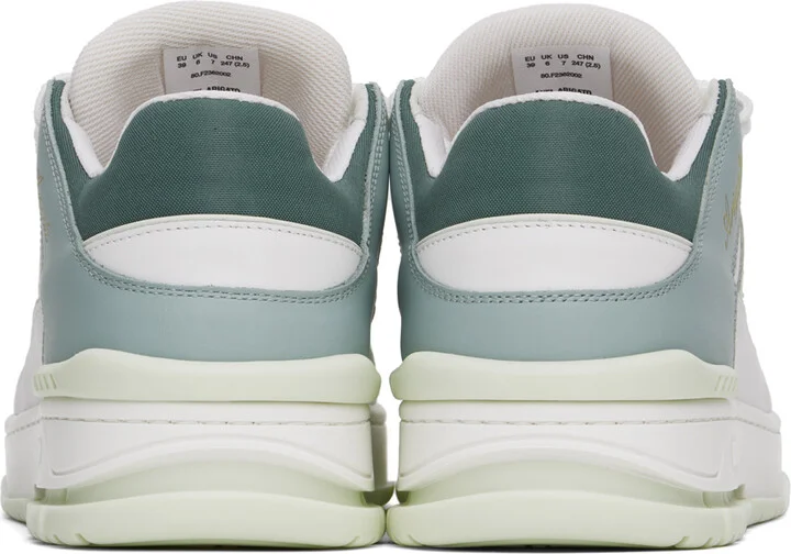 Axel Arigato White & Green Area Lo Sneakers - Image 2