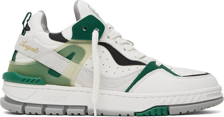Axel Arigato White & Green Astro Sneakers