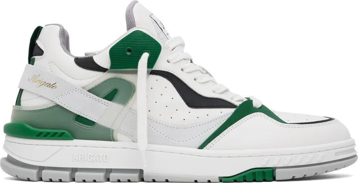 Axel Arigato White & Green Astro Sneakers