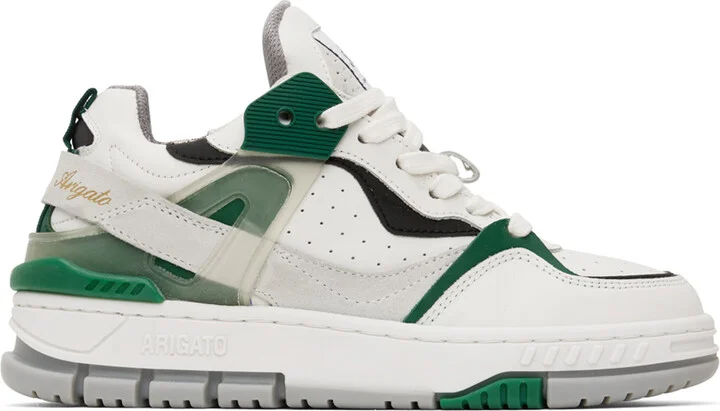 Axel Arigato White & Green Astro Sneakers