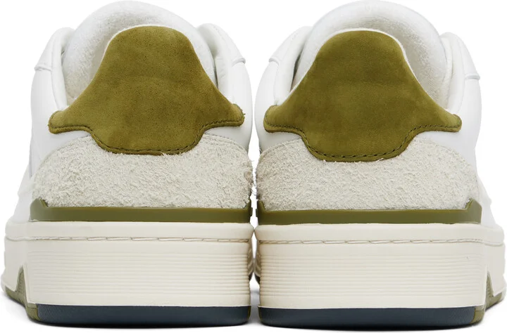 Axel Arigato White & Green Clay Sneakers - Image 2