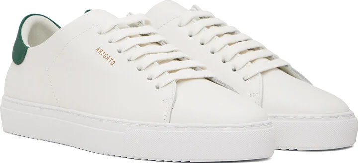Axel Arigato White & Green Clean 90 Sneakers - Image 4