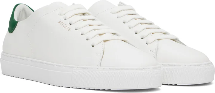 Axel Arigato White & Green Clean 90 Sneakers - Image 4