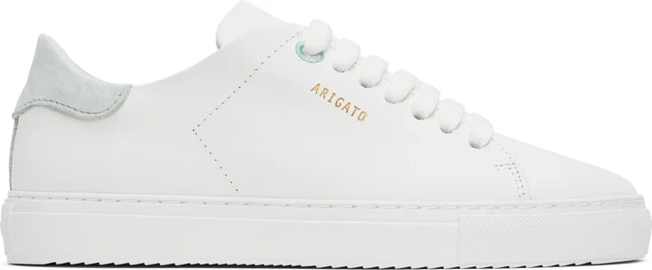 Axel Arigato White & Green Clean 90 Sneakers