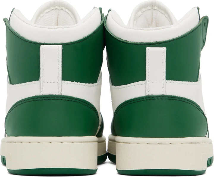Axel Arigato White & Green Dice Hi Sneakers - Image 2
