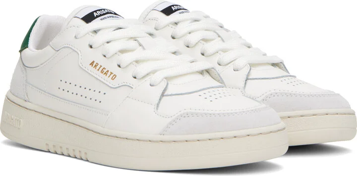 Axel Arigato White & Green Dice Lo Sneakers - Image 4