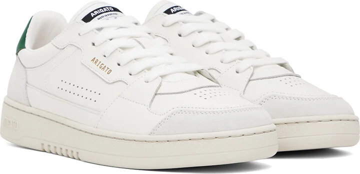 Axel Arigato White & Green Dice Lo Sneakers - Image 4